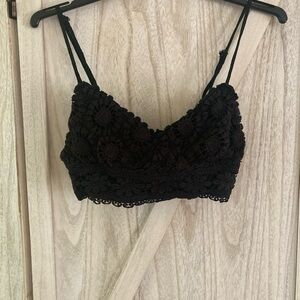 Double Zero Black Lace Bandeau